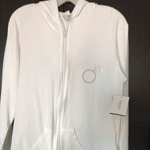 Hooded zip up jacket - “Bride”